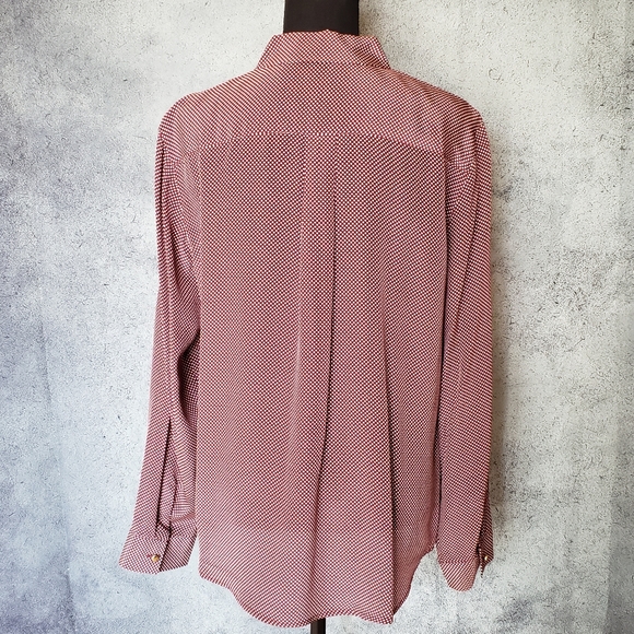 Ann Taylor silk blouse, size L. - Picture 4 of 8